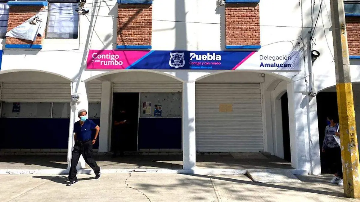 Asalto a oficina de Tesorería Municipal en Amalucan